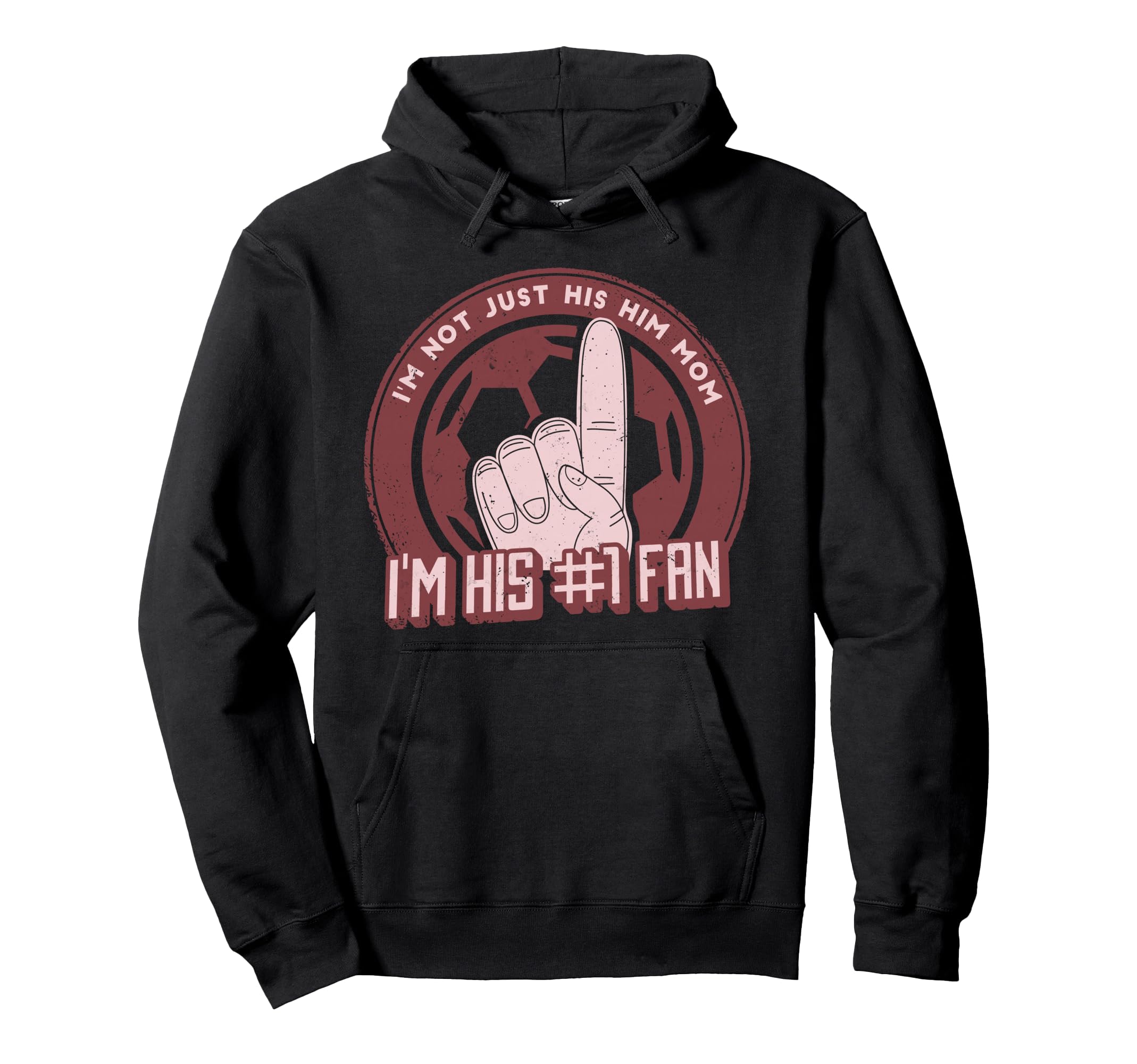 Soccer Team Mom Mother No 1 Fan Soccer Mom Hoodie - Trendy Graphic Unisex