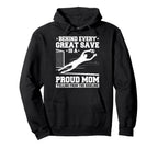 Behind Every Great Save Is Mom Soccer Hoodie - Aesthetic Graphic Men Women