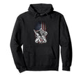 Hockey Goalie American Flag Us Flag Hoodie - Casual Everyday Wear Unisex