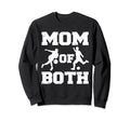 Mom Both Funny Soccer Bowling Mom Sweatshirt - Aesthetic Graphic for Adults