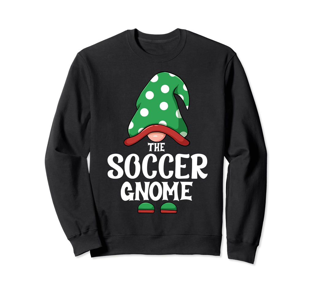 Soccer Gnome Matching Family Sweatshirt - Fun Novelty Design for Adults