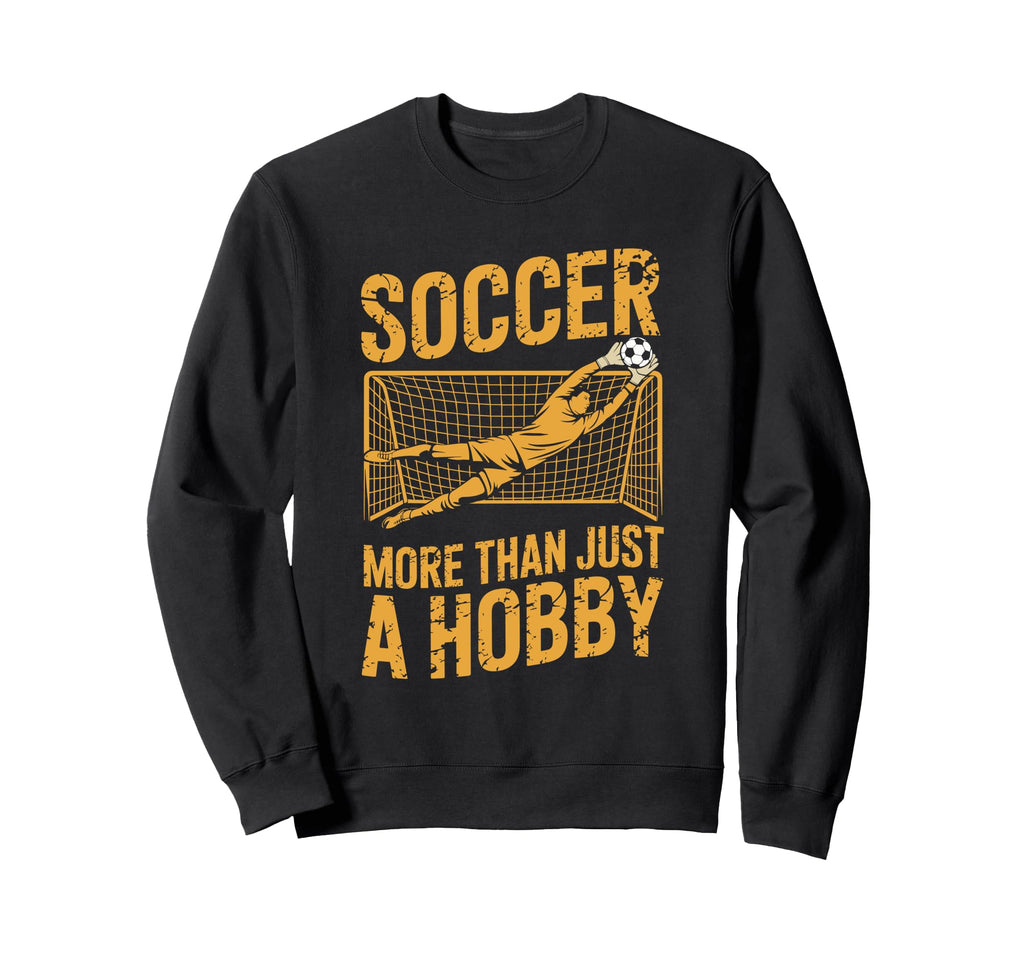 Goal Keeper And Coach Soccer More Sweatshirt - Minimalist Print Unisex
