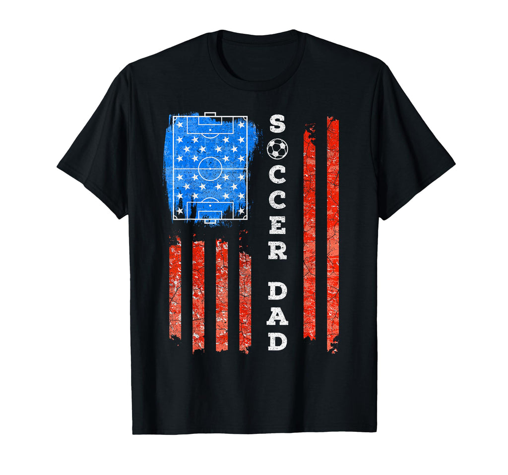 Soccer Dad American Flag T-Shirt - Streetwear Style Unisex