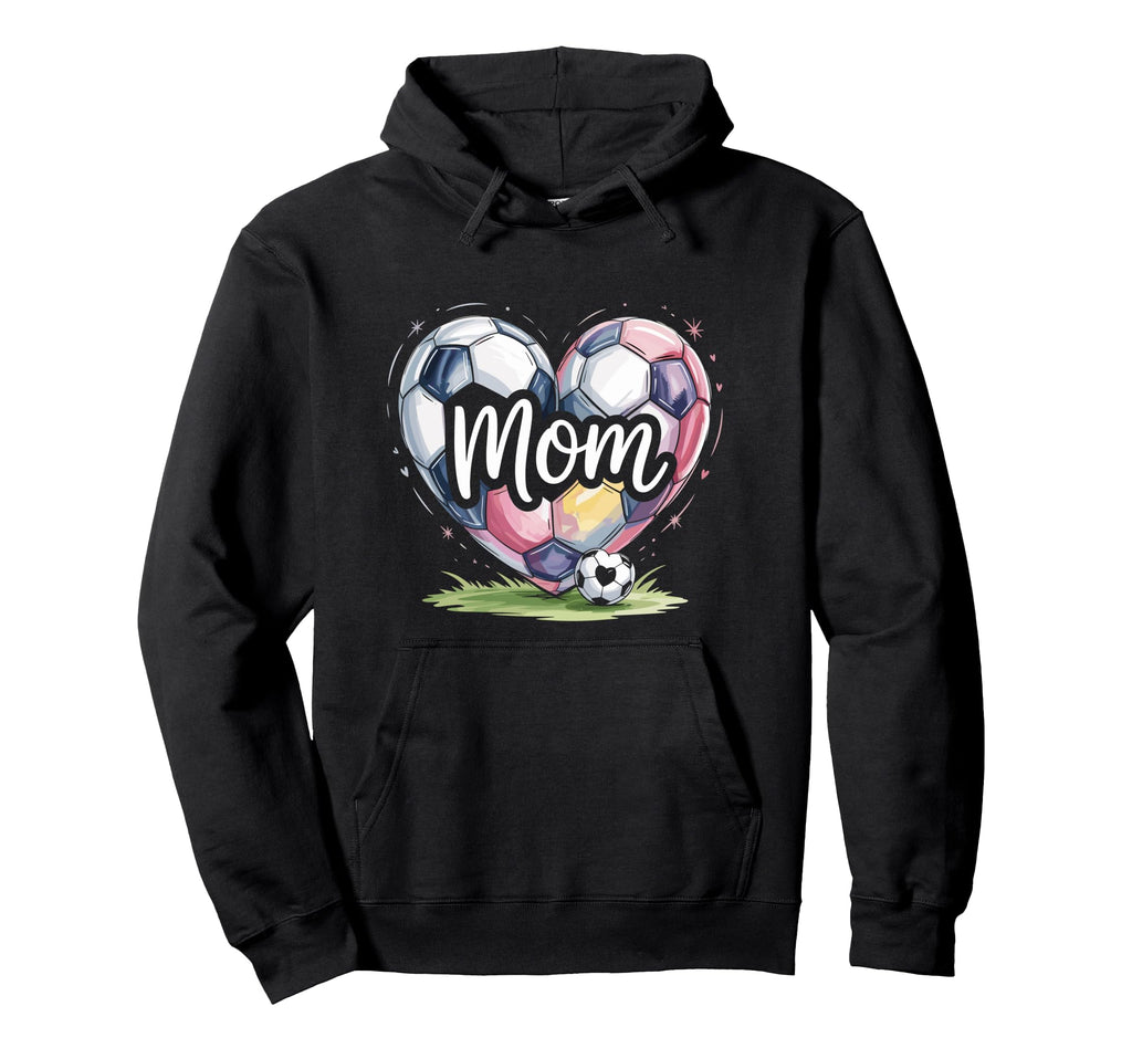 Game Day Team Sports Heart Mothers Hoodie - Casual Everyday Wear Unisex