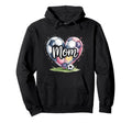 Game Day Team Sports Heart Mothers Hoodie - Casual Everyday Wear Unisex
