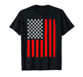 Distressed American Flag Soccer Patriotic T-Shirt - Novelty Apparel Unisex