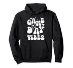 Groovy Soccer Game Day Vibes Game Day Hoodie - Novelty Apparel Unisex