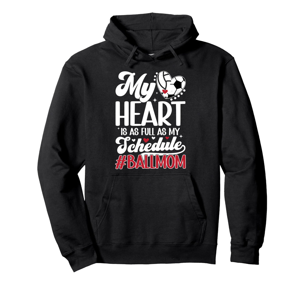 Ball Mom Proud Volleyball Soccer Mom Hoodie - Custom Art Print Unisex