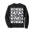 Coquette Soccer Momma Matching Sweatshirt - Custom Art Print Men Women