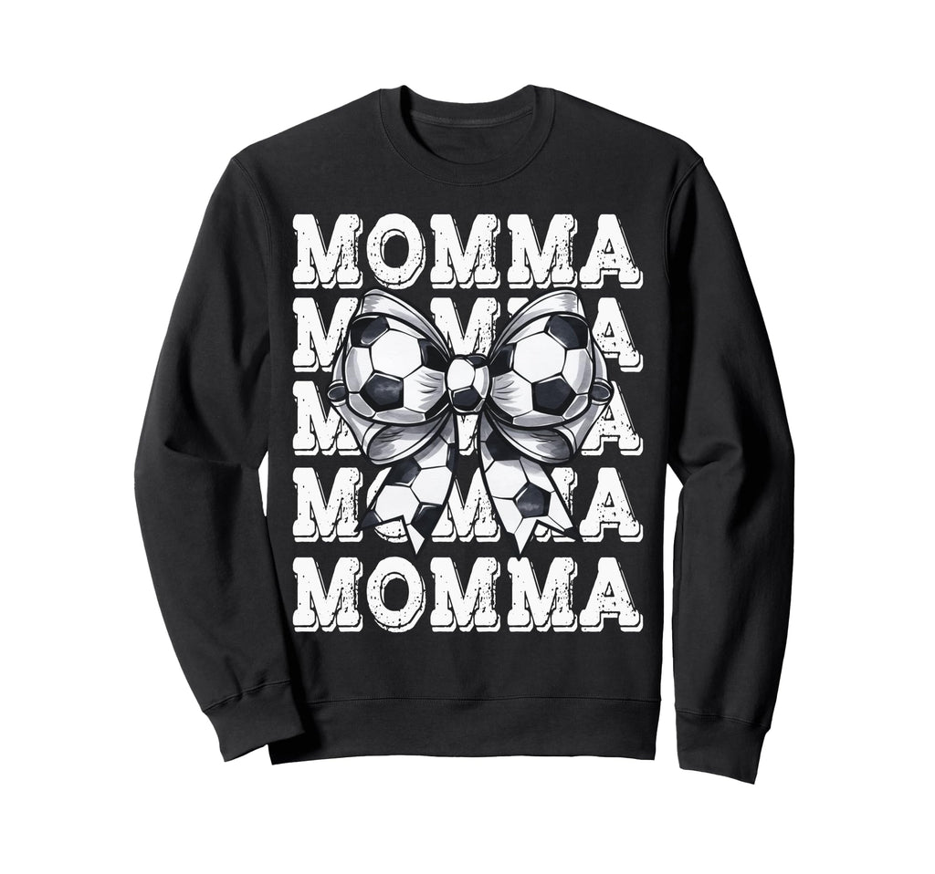 Coquette Soccer Momma Matching Sweatshirt - Casual Everyday Wear Men Women
