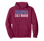 Cale Makar Letter Star Colorado Hoodie - Fun Novelty Design for Adults