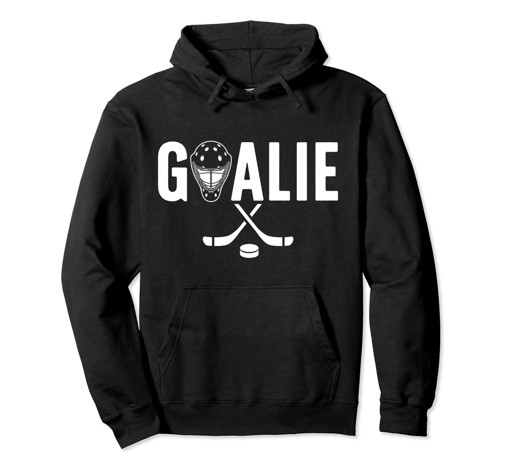 Ice Hockey Goalie Goaltender Ice Hoodie - Fun Novelty Design Men Women