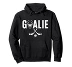 Ice Hockey Goalie Goaltender Ice Hoodie - Fun Novelty Design Men Women