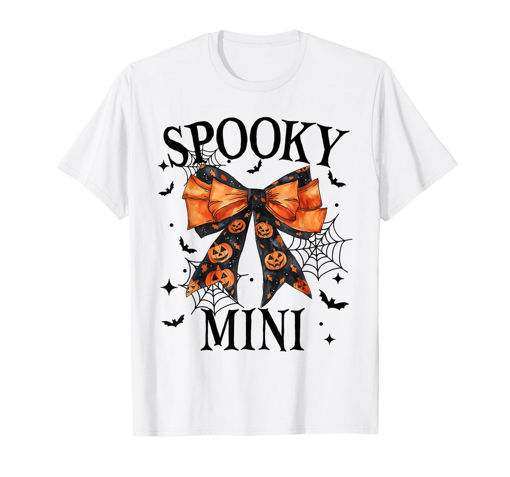 Spooky Mama Mini Coquette Halloween T-Shirt - Custom Art Print Men Women