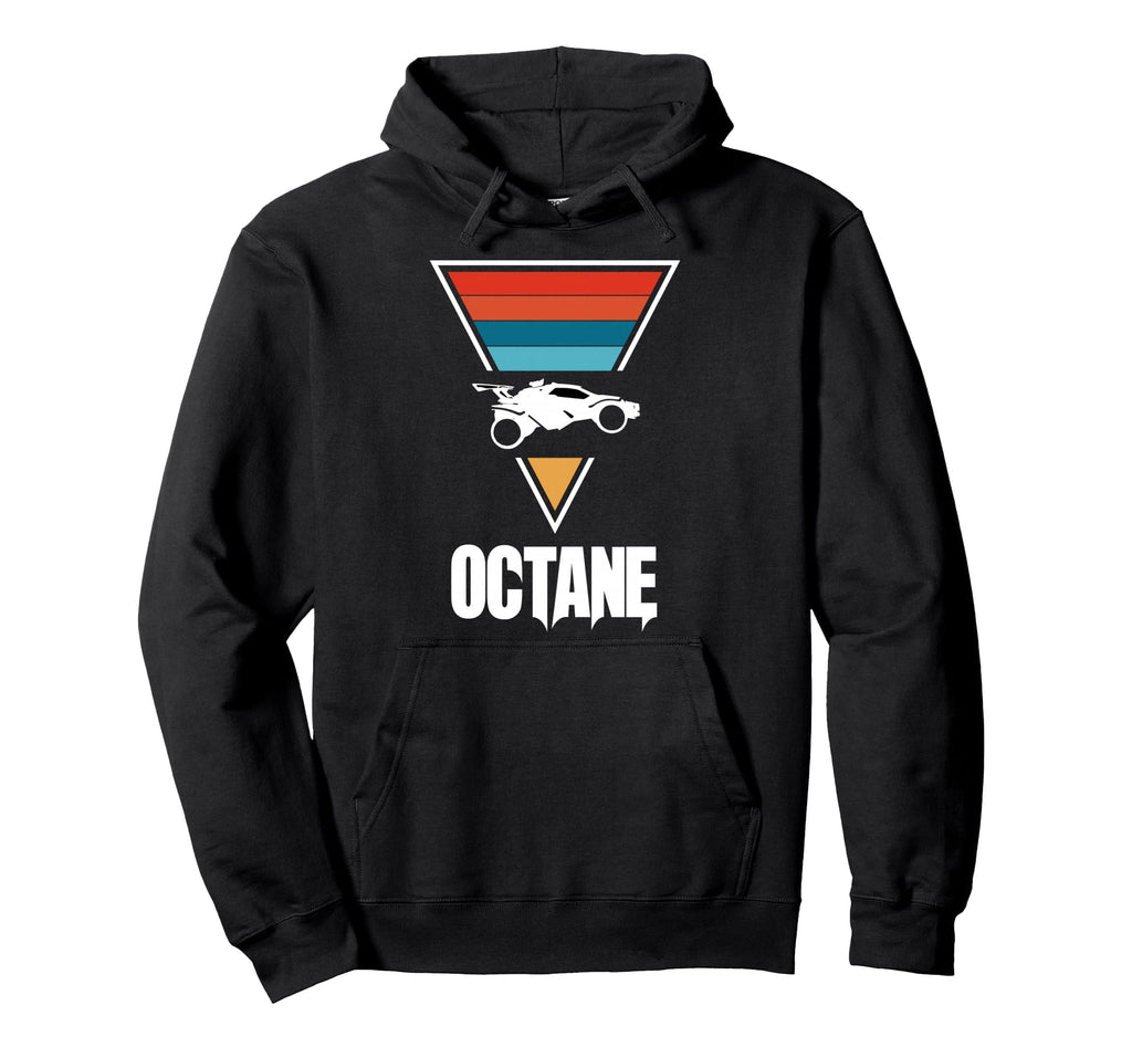 Octane Rocket Soccer Sunset Distressed Hoodie - Graphic Print Men Women