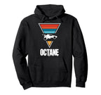 Octane Rocket Soccer Sunset Distressed Hoodie - Graphic Print Men Women