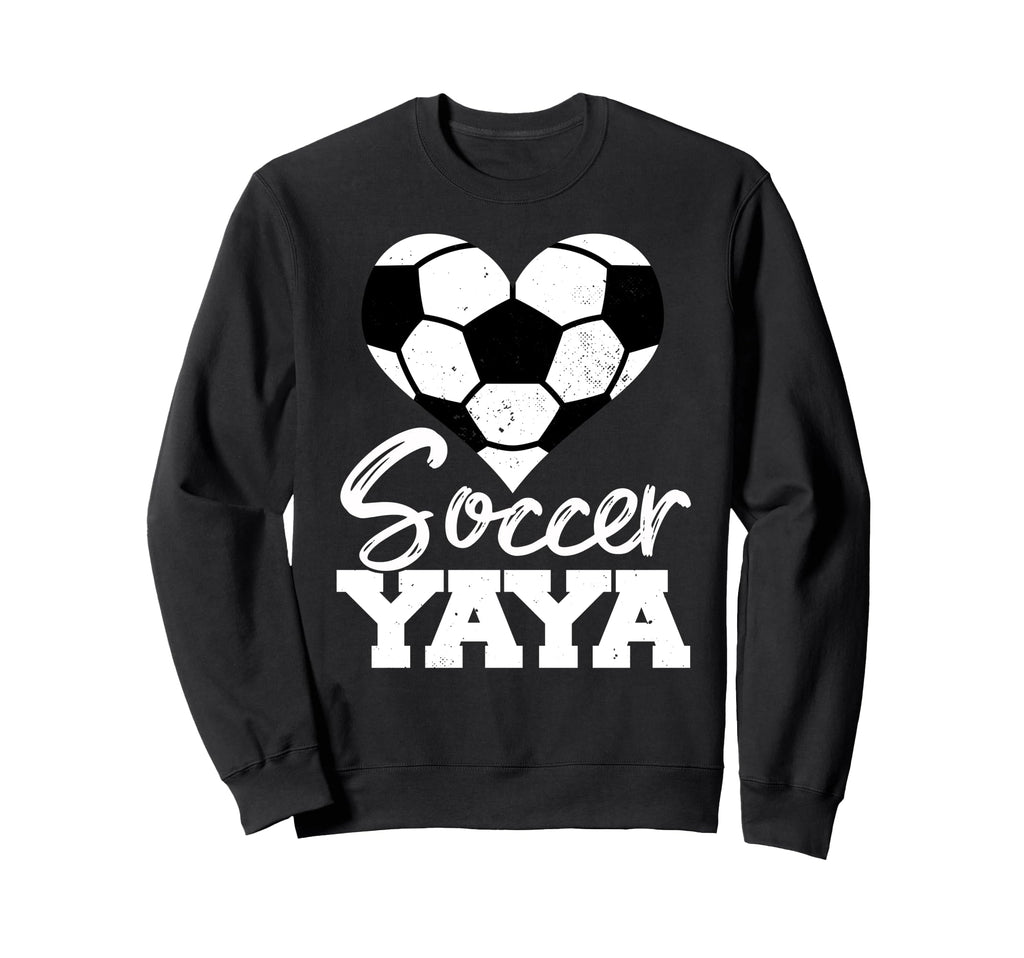 Soccer Yaya Heart Funny Heartfelt Sweatshirt - Graphic Print Men Women