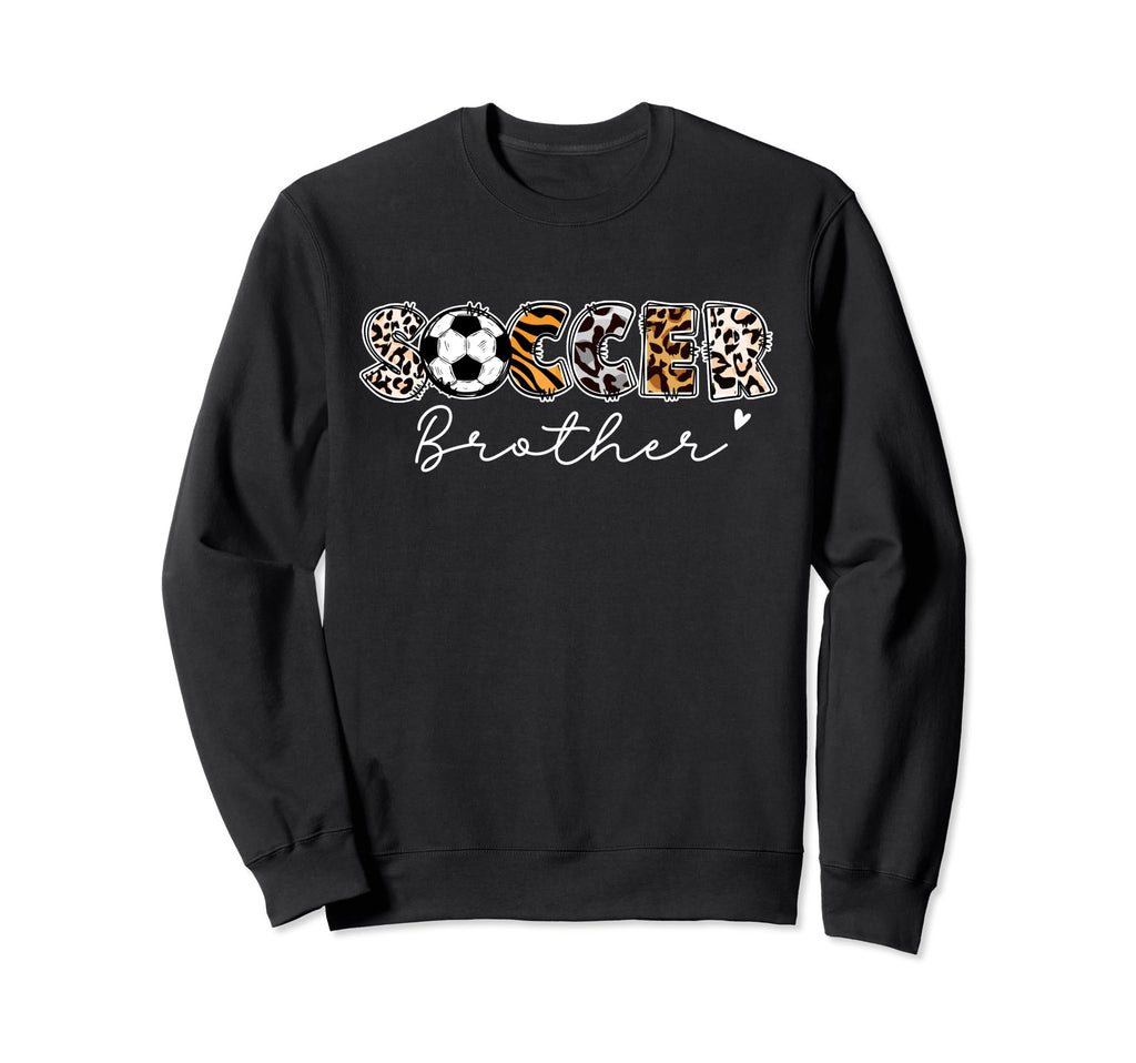 Soccer Brother Leopard Family Sweatshirt - Streetwear Style Men Women