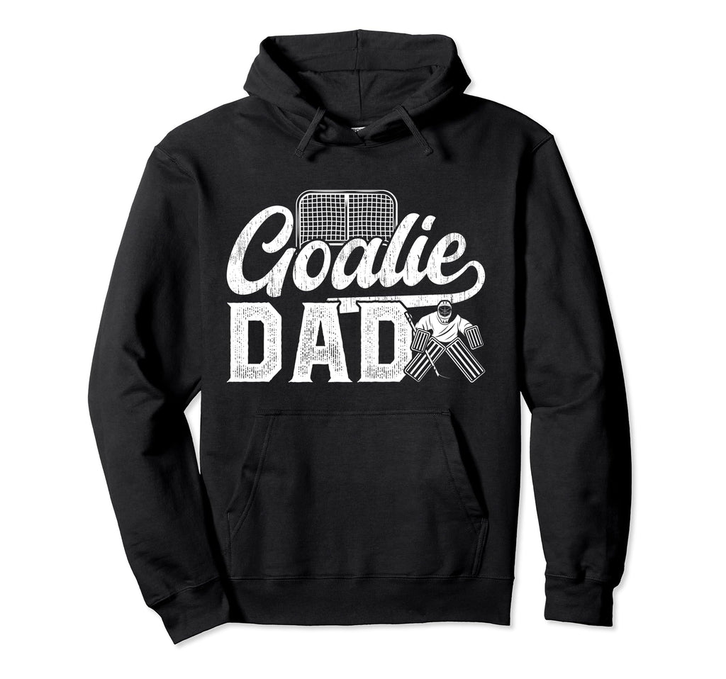 Ice Hockey Goalie Dad Hockey Goalkeeper Hoodie - Custom Art Print Unisex