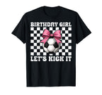 Soccer Soccer Mom Mama Birthday Lets T-Shirt - Aesthetic Graphic Men Women