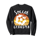 Funny Grandma Proud Soccer Lover Nana Sweatshirt - Graphic Print for Adults