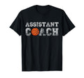 Assistant Basketball Coach Appreciation T-Shirt - Graphic Print for Adults