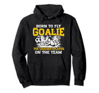 Craziest Player Team Funny Soccer Goalie Hoodie - Unique Graphic for Adults