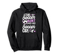Soccer Aunt Loves Her Soccer Soccer Hoodie - Custom Art Print for Adults