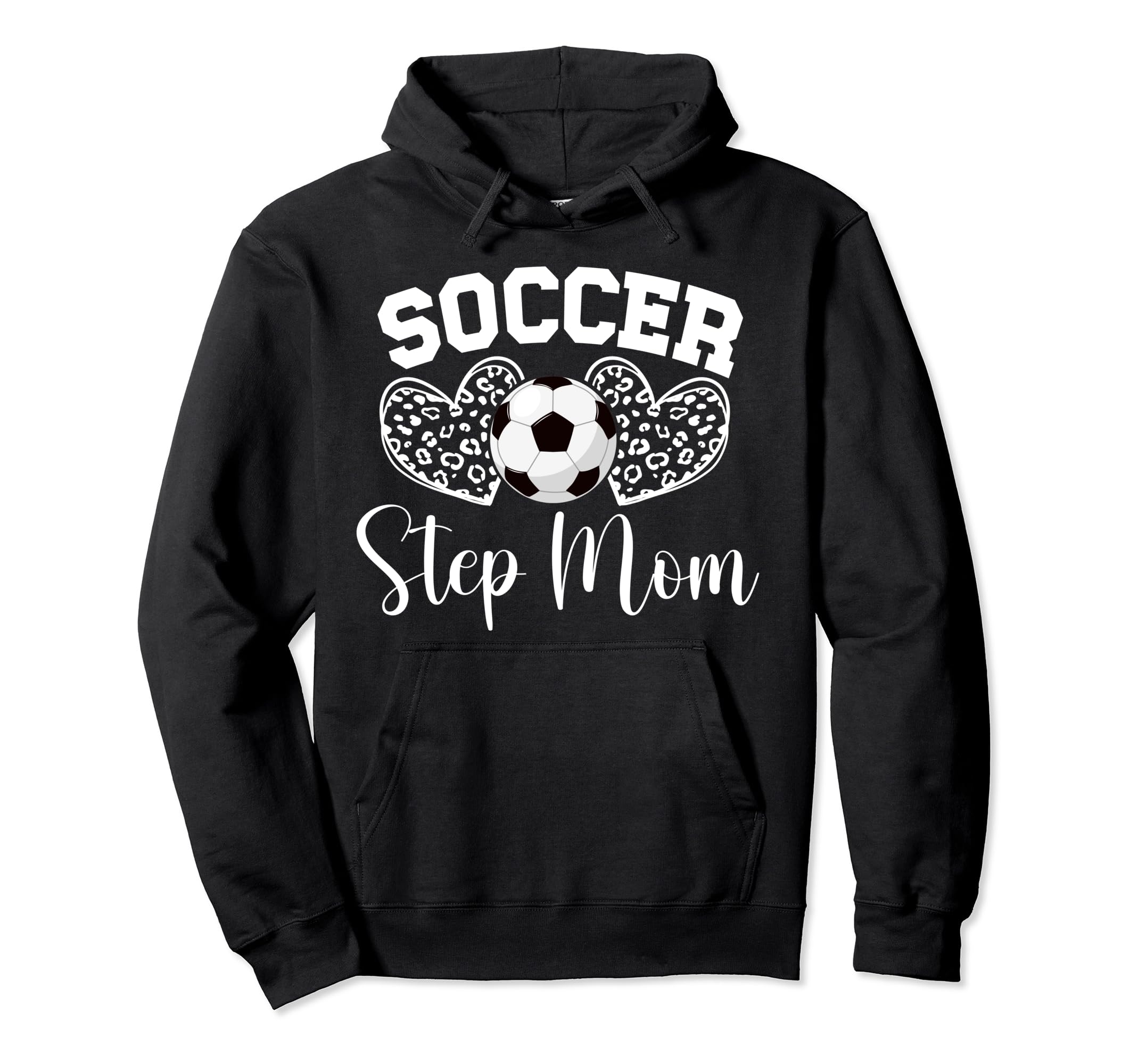 Soccer Step Mom Soccer Player Step Mother Hoodie - Unique Graphic Unisex