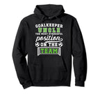 Funny Soccer Goalkeeper Uncle Soccer Hoodie - Novelty Apparel Men Women