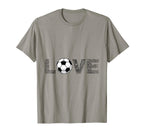 I Love Soccer Teesogram T-Shirt - Novelty Apparel Men Women
