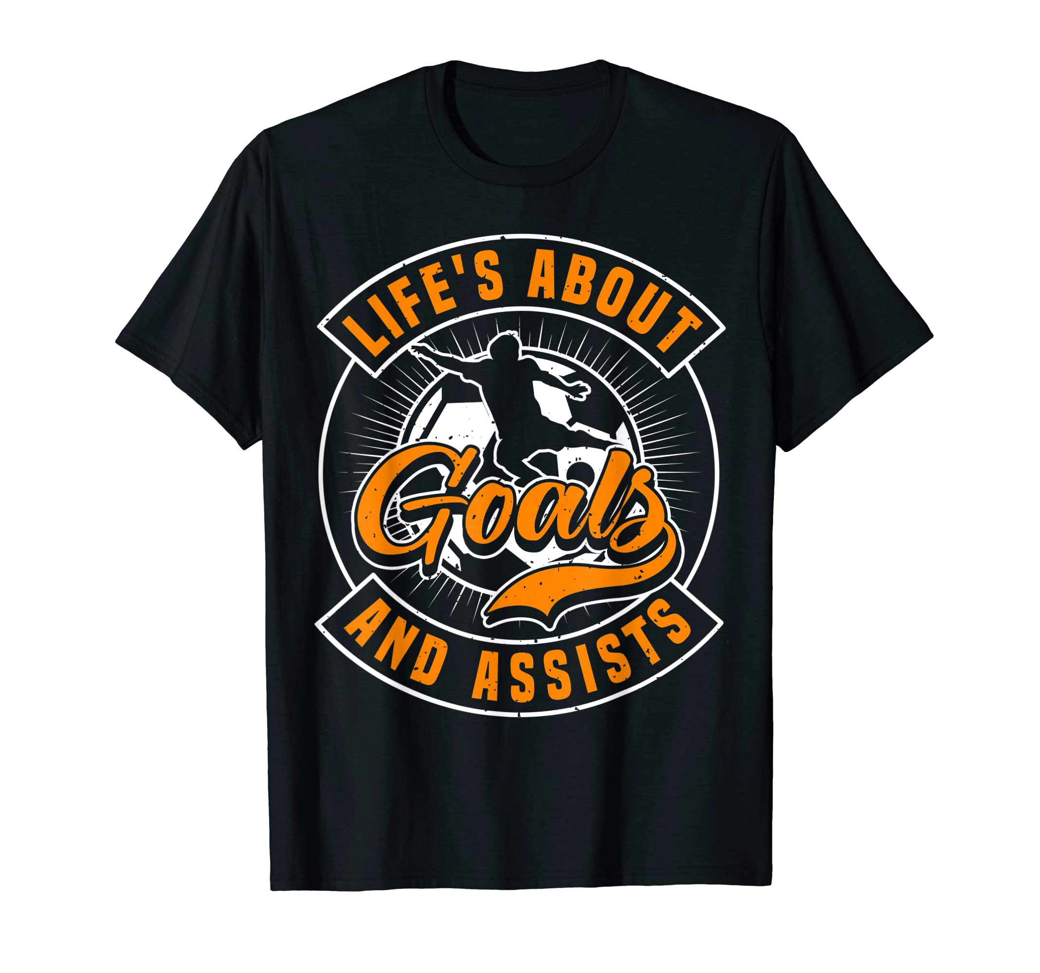 Soccer Life Is About Goals Funny T-Shirt - Custom Art Print Men Women