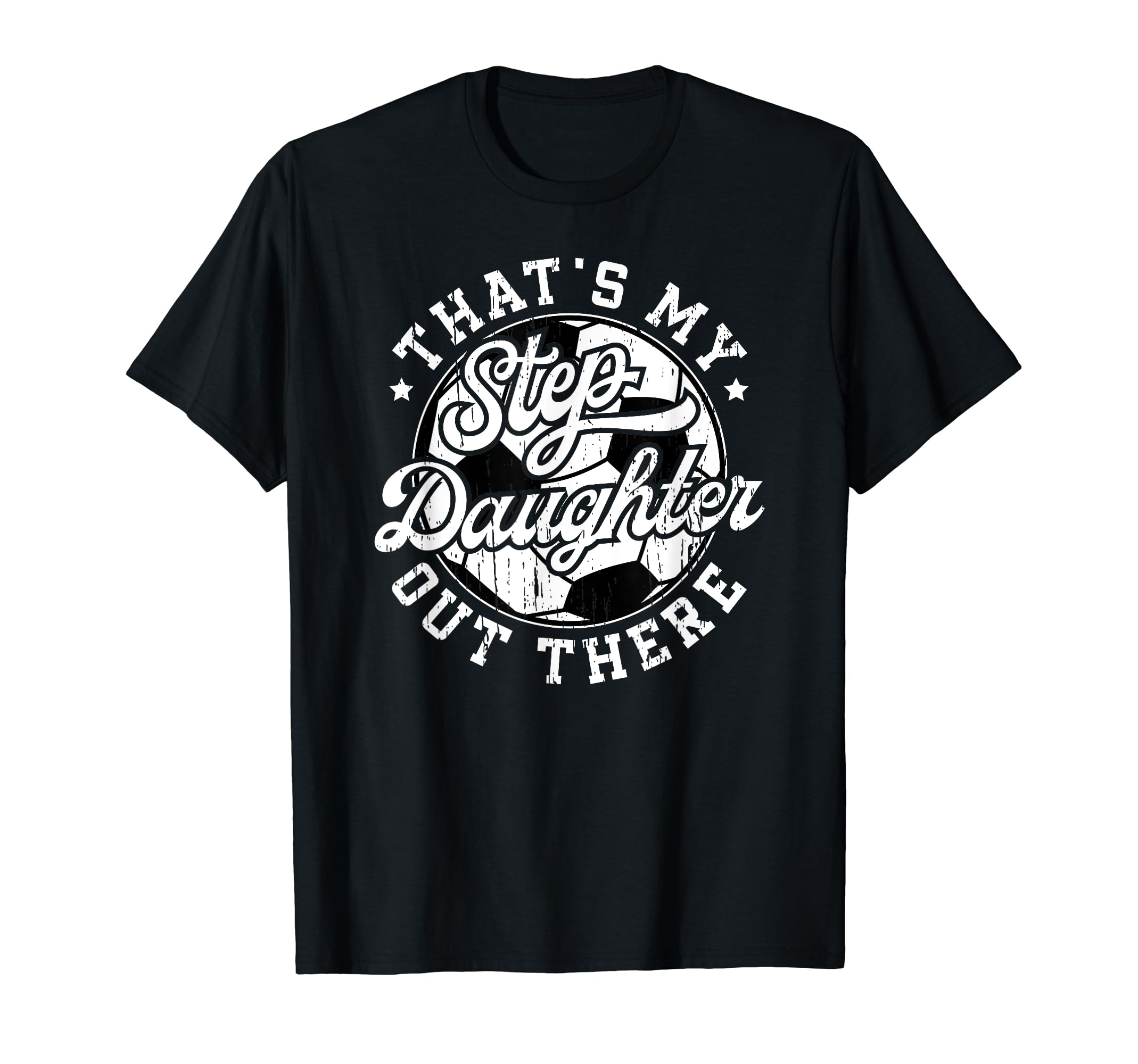 Proud Soccer Step Dad Soccer Player T-Shirt - Novelty Apparel Unisex