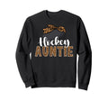 Hockey Auntie Leopard Ice Hockey Sweatshirt - Streetwear Style Men Women