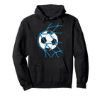 Soccer Ball Goal Funny Player Sports Hoodie - Aesthetic Graphic Men Women