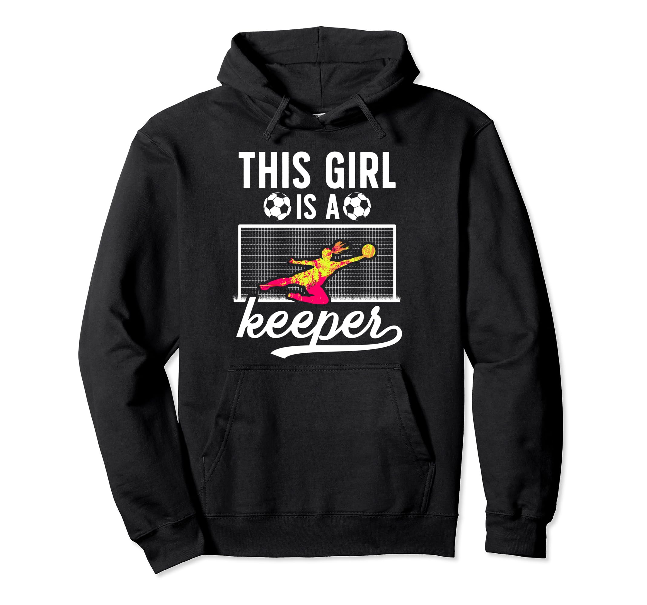 This Is Keeper Soccer Goalkeeper Soccer Hoodie - Unique Graphic Unisex