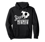 Soccer Ball Heart Soccer Mawmaw Hoodie - Streetwear Style for Adults