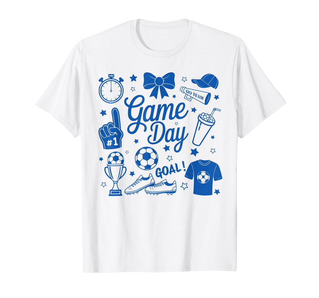 Game Day Soccer Mom Preppy Streetwear T-Shirt - Aesthetic Graphic Unisex