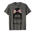 Messy Bun Bandana Soccer Mom Life T-Shirt - Unique Graphic Men Women