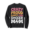 Funny Soccer Mom Soccer Player Designs Hoodie - Trendy Graphic Unisex