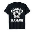 Soccer Mamaw Soccer Ball Distressed T-Shirt - Novelty Apparel Men Women