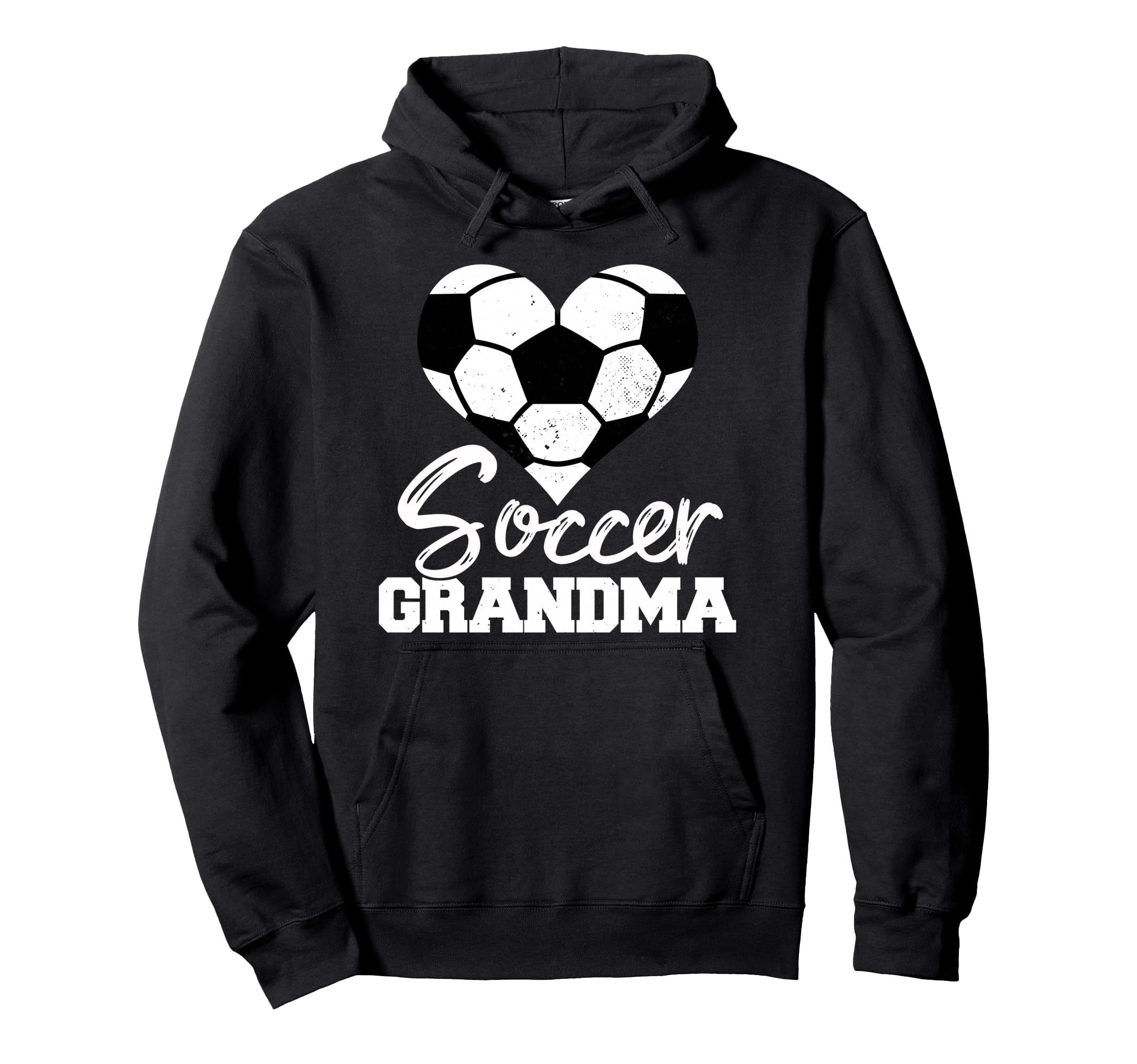 Soccer Grandma Heart Funny Heartfelt Love Hoodie - Novelty Apparel Unisex