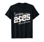 Proud Mama 2025 Senior Soccer Ball T-Shirt - Fun Novelty Design Unisex