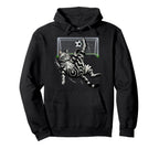 Funny Tabby Cat Soccer Bicycle Kick Goal Hoodie - Trendy Graphic Men Women