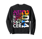 2014 Just Who Loves Soccer 12Th Sweatshirt - Fun Novelty Design for Adults