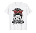 Somebodys Loud Mouth Soccer Mama Messy T-Shirt - Unique Graphic Men Women