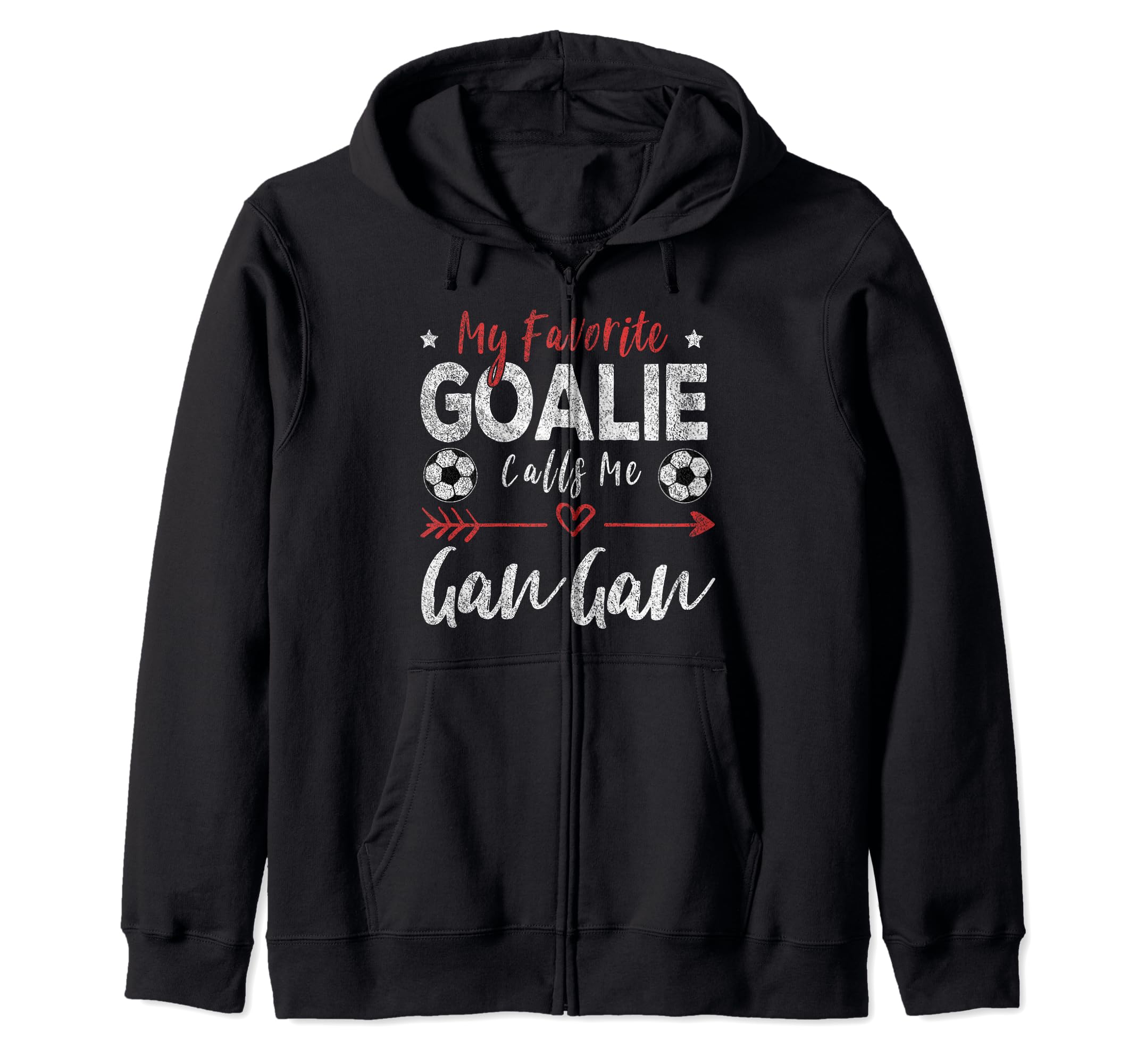 Funny Soccer Goalie Goalkeeper Mom Grandma Hoodie - Graphic Print Unisex