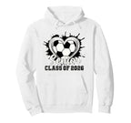 Trendy Class 2026 Senior Soccer Drip Hoodie - Casual Everyday Wear Unisex