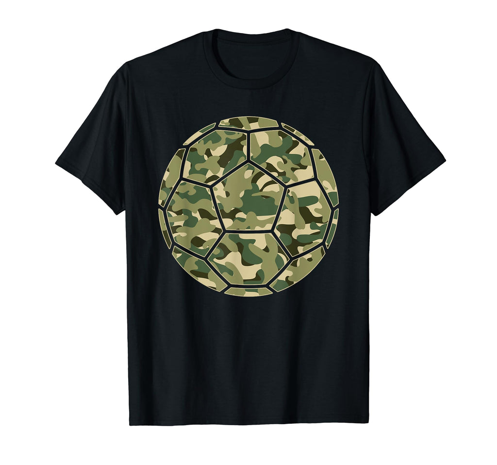 Soccer Player Camo Soccer Lover T-Shirt - Minimalist Print Men Women