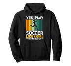Playing Soccer Freekick Motivation Hoodie - Aesthetic Graphic Men Women